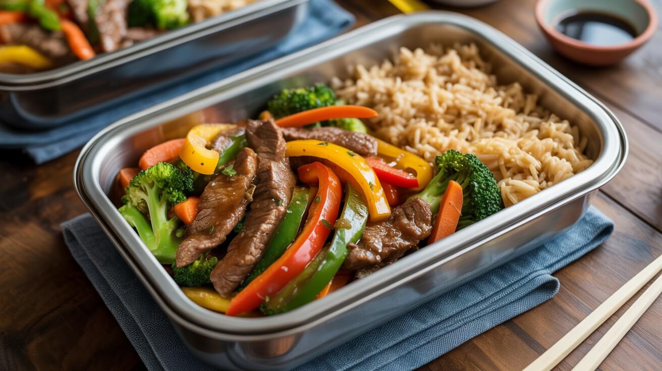 Beef and Vegetable Stir Fry Meal Prep
