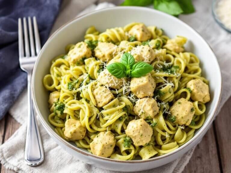 Creamy Pesto Chicken Pasta