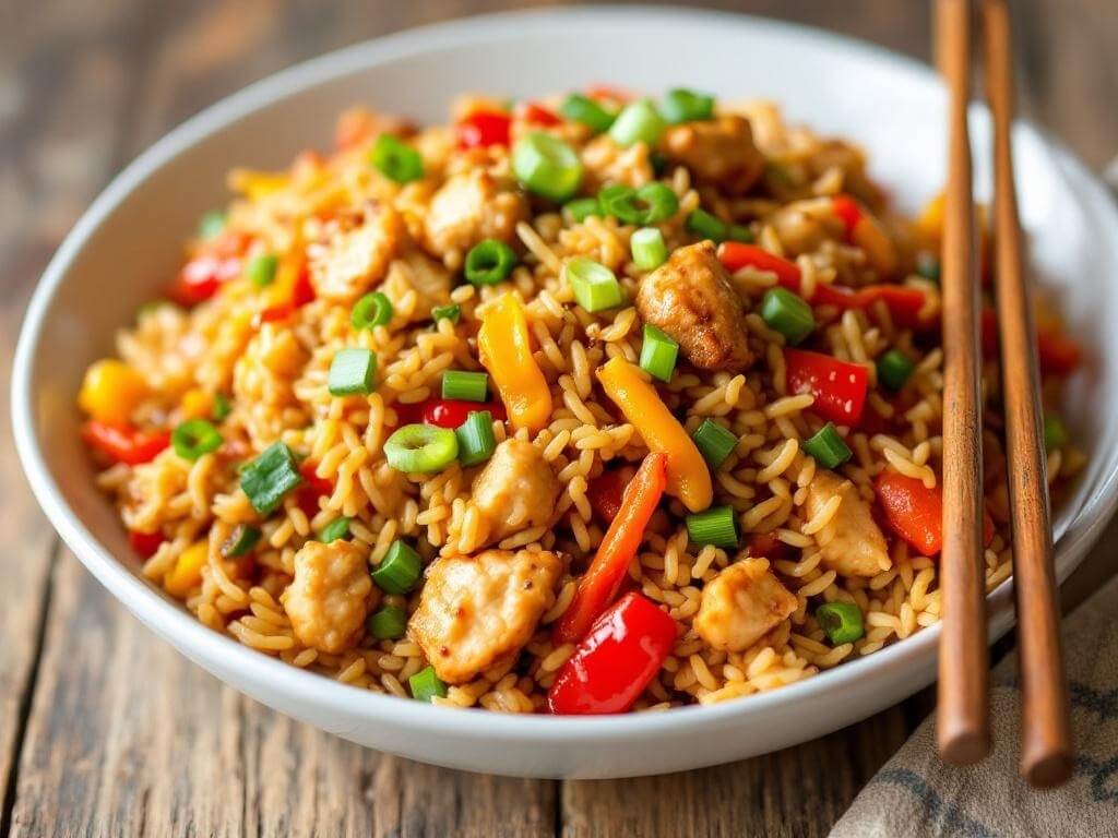 easy chicken fried rice recipe