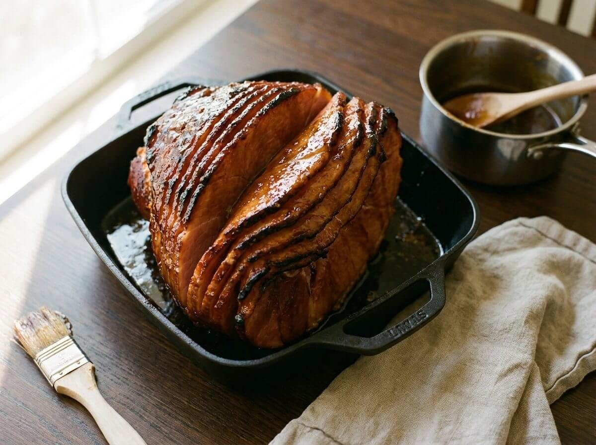 Easy Brown Sugar Ham Glaze for Spiral Ham